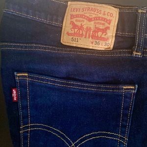 511™ SLIM FIT LEVI’S® FLEX MEN'S JEANS (dark wash)